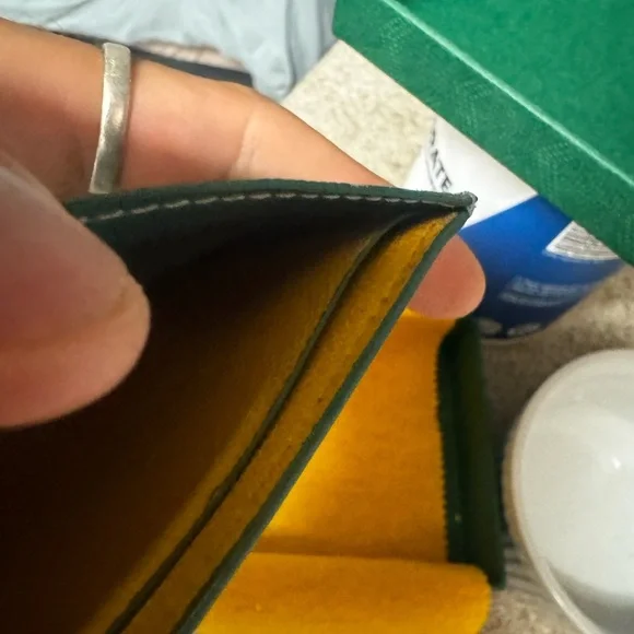 Goyard green victorie bi-fold - Picture 8 of 12